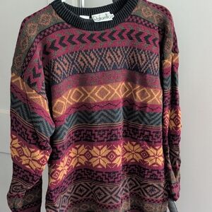 Rafaella Multicolor Patterned Sweater